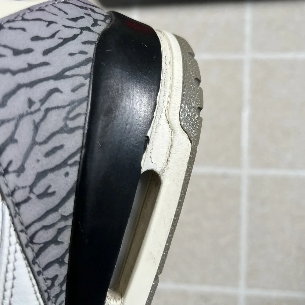 Nike Air Jordan 3 Retro White Cement Reimagined 2023 DN3707-100 Size 10